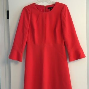JCrew Bright Red Dress